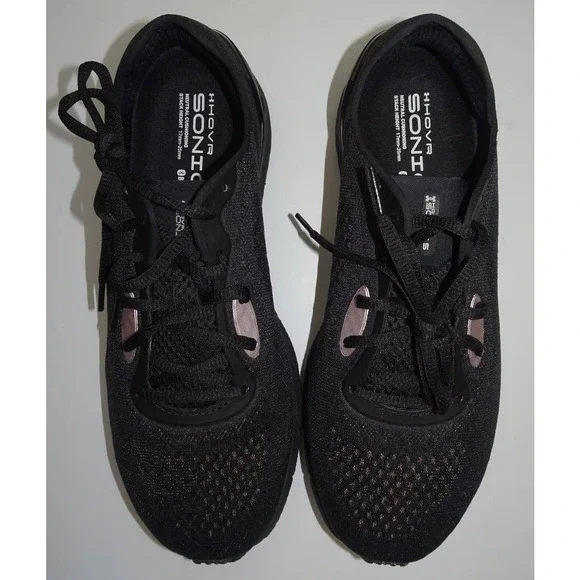 Under Armour Women's HOVR Sonic 5, Size 9, Black/Rosegold - Picture 4 of 13